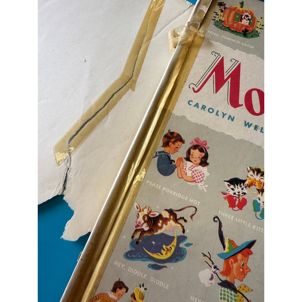 Vintage 1946 Mother Goose Carolyn Wells Edition Garden City Publishing Co Book - Picture 3 of 6